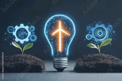 Innovation meets a breakthrough as the idea and concept move in a forward direction, sparking a transformation of sustainable energy.