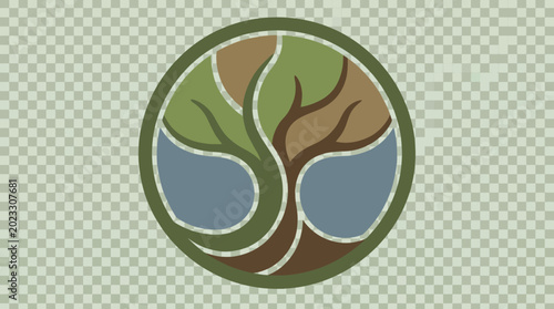 Photos Eco friendly tree logo design.