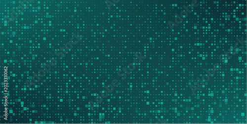Fotografía Digital technology speed connect blue green background, cyber nano information,
