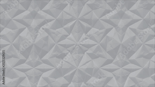 Abstract grey geometric folded paper pattern background
