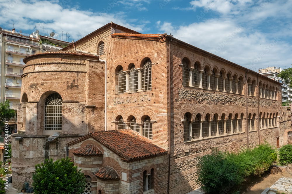 Obraz premium Byzantine Church of Saint Demetrius in Thessaloniki, Greece