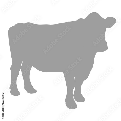 Cow icon png. Cow icon design with transparent background, ash gray Cow icon with no background.
