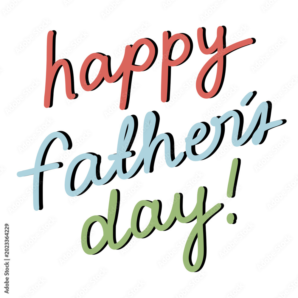 Naklejka premium Father Day 03