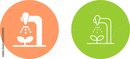 Irrigation System Vector Icon