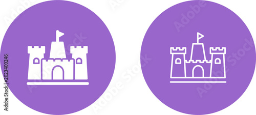 Sandcastle Vector Icon