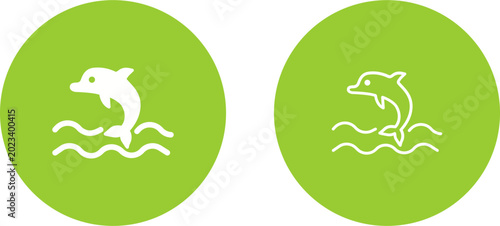 Dolphin Vector Icon