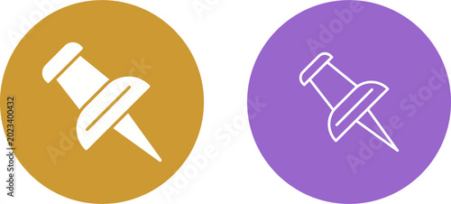 Foto Pin Vector Icon