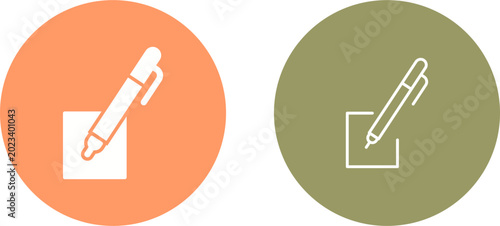 Photos Pen Vector Icon