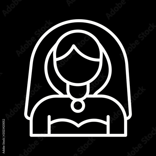 Foto Veiled Vector Icon