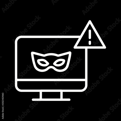 Tableau sur toile Clandestine Vector Icon