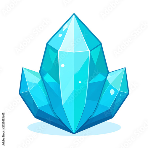 Photos Large Blue Crystal Gemstone Mineral Specimen.