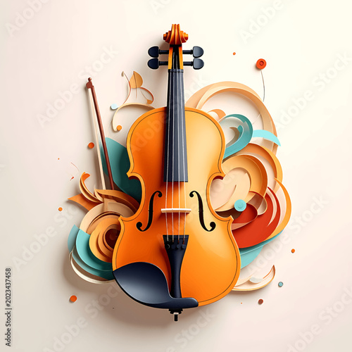 Canvastavla Violin Instrument Music Stringed Orchestra 7.