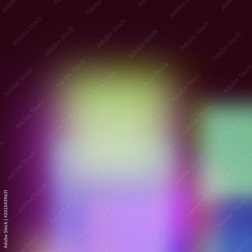 Obraz premium Abstract blurred background, with deep purple, bright green, and, soft blue color transitions