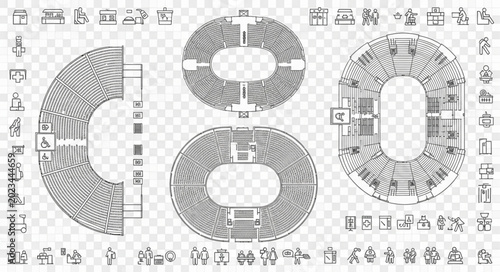 Konstfotografi Ancient Circular Glyphs and Symbols.
