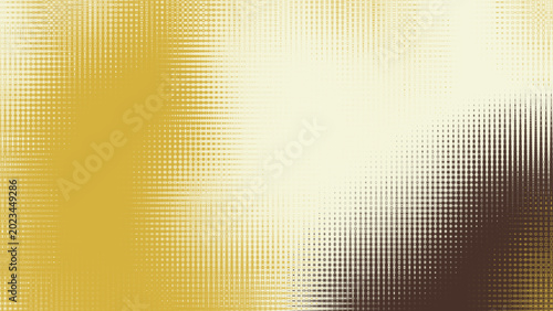 Tableau sur toile Full frame texture of abstract gold and brown glass wave distortion backdrop wit