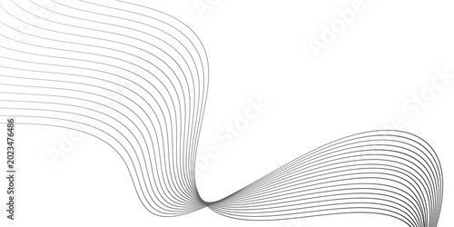 Tableau sur toile Abstract flowing lines graphic design with smooth curves and dynamic movement is