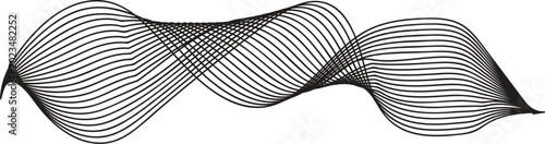 Photos A black and white ribbon and striped silk tie are isolated on a white collar shi