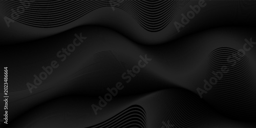 Quadro su tela Black abstract background design