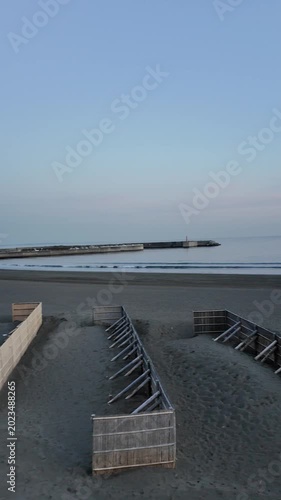 Sagami Bay evening beach view
