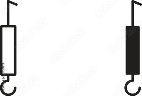 Canvas Print Periodontal scaler icon for social media, app, and web design