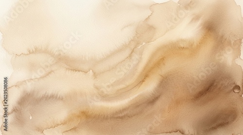 Soft watercolor abstract swirl design
