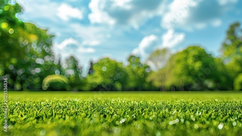 Wide sunny grass scene with soft blur supports themes of peace balance care bright living ways ahead