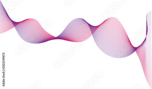 Abstract Gradient Line Art