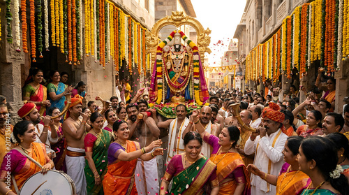 Traditional Festival Procession of Lord Venkateswara