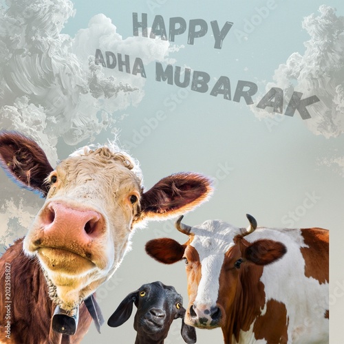 фотографія illustration to commemorate Eid al-Adha
