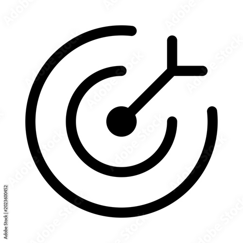Target Outline icon for Business Goals and Marketing Focus