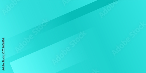 Colorful abstract geometric background with green turquoise gradient color combination.