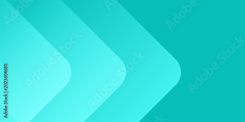 Colorful abstract geometric background with green turquoise gradient color combination.