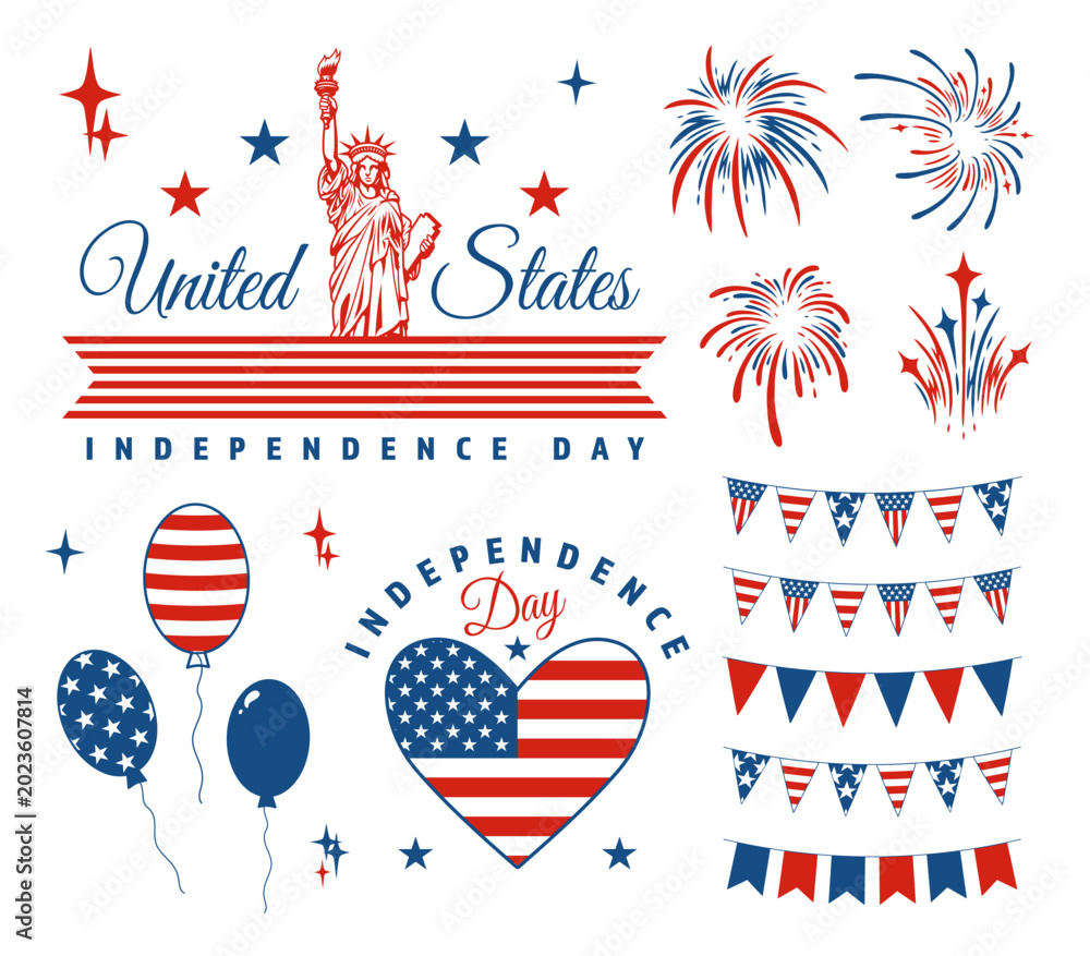 Obraz premium Usa independence day
