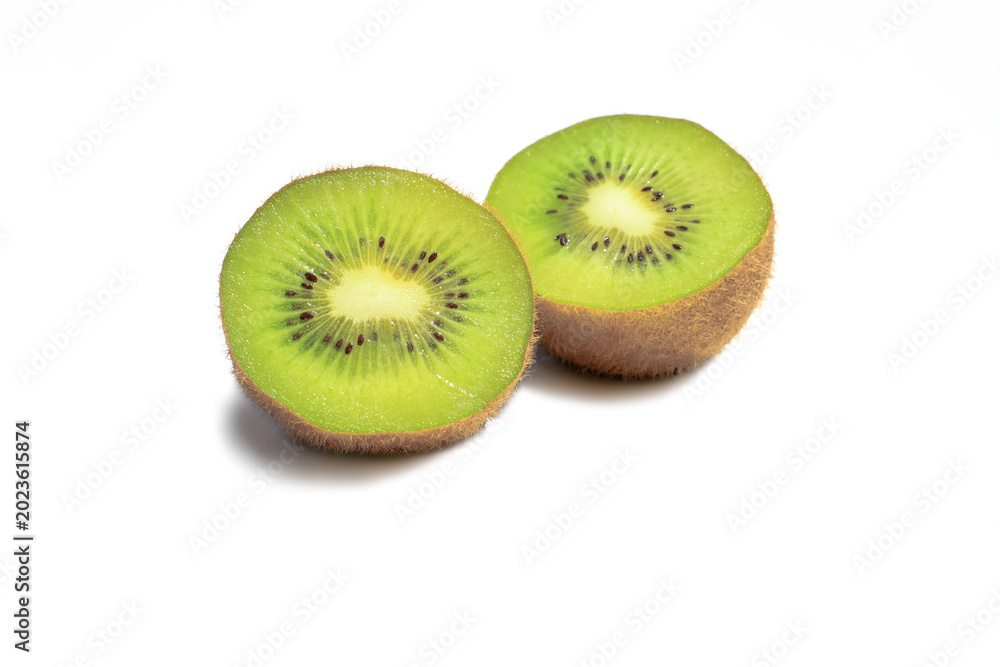 Fototapeta premium kiwi fruit isolated on white background