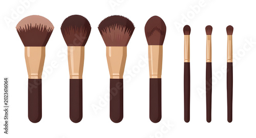 Foto makeup, brush, cosmetic, beauty, powder, blush, foundation, fashion, salon, skin