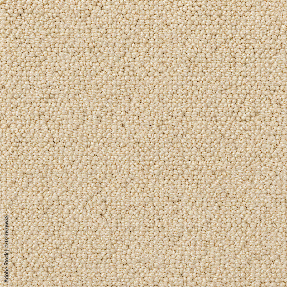 Fototapeta premium Seamless Beige Loop Pile Carpet Texture Background