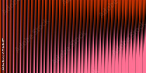Abstract orange and pink vertical stripes with gradient effect for background