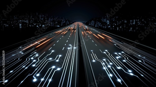 Semiconductor data pathway toward smart city, edge computing concept