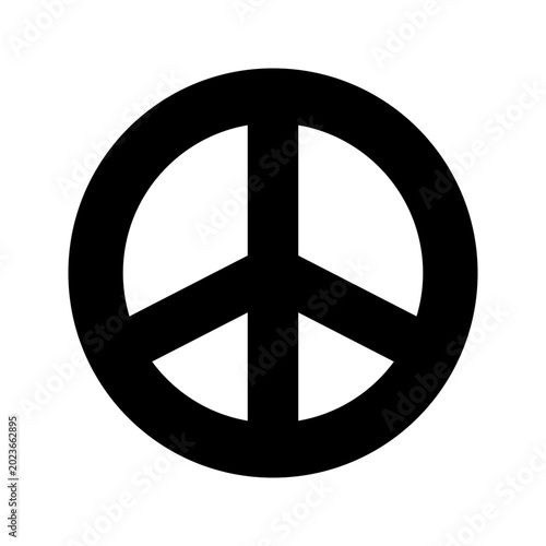 Billede på lærred Peace symbol icon