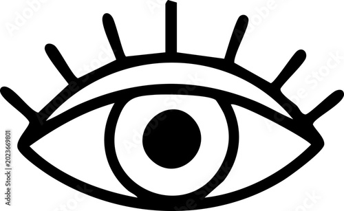 eye vector illustration