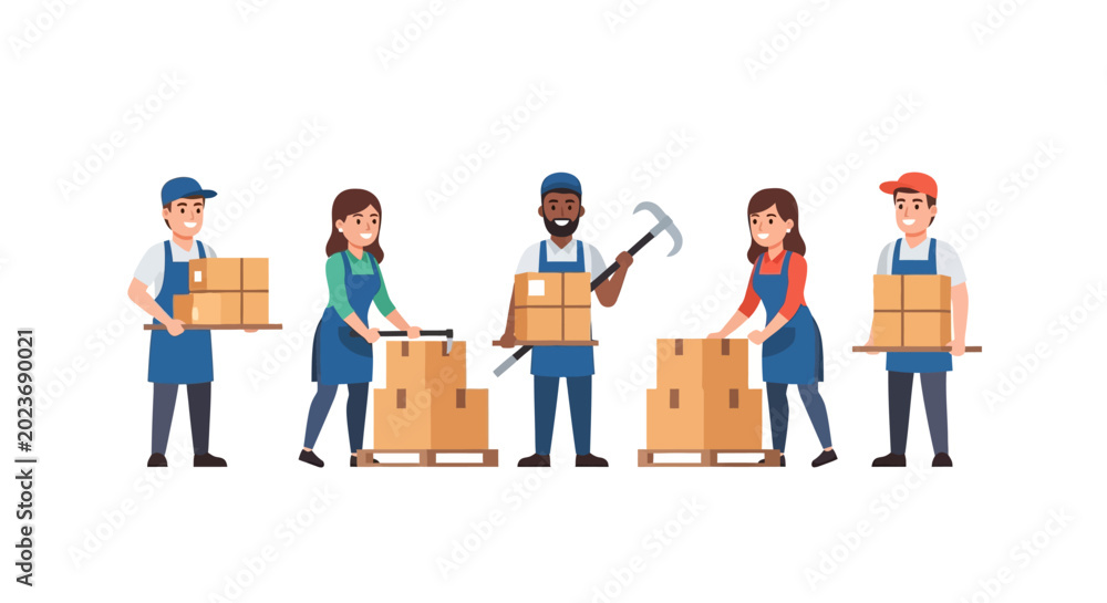 Obraz premium Clean Modern Flat Design Illustration Vector Element