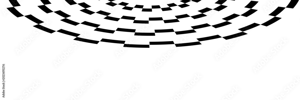 Fototapeta premium Race flags or checkerboard background. Chess game or rally sport car competition wallpaper. Tilted black and white squares pattern. Banner with checkered texture
