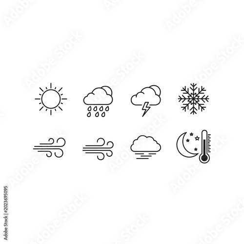 Weather icons set