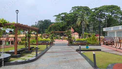 The Brahmaputra Riverfront Park in Guwahati, India, is a beautiful new addition to the city's landscape.	