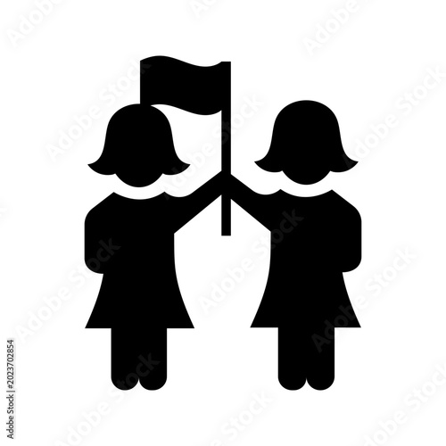 Foto Gender equality icon