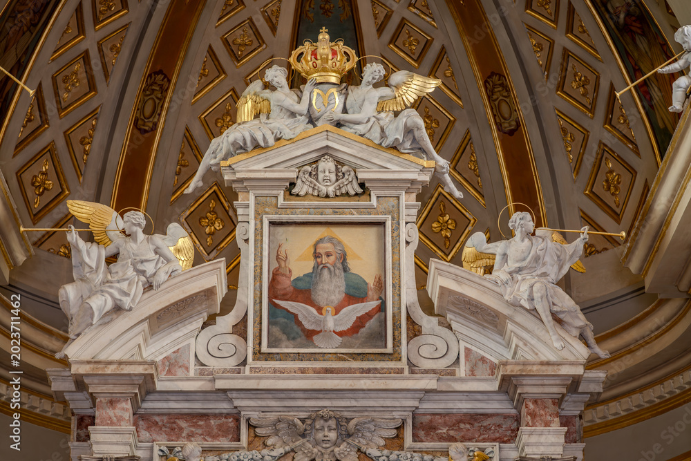 Obraz premium Itri, Lazio. The sanctuary of the Madonna della Civita