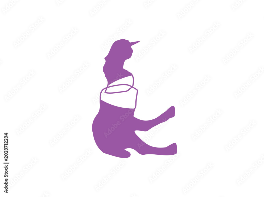 Obraz premium unicorn-logo