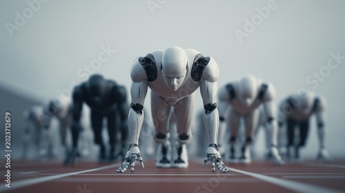 Robotics Competition and AI Arms Race for Automation Leadership