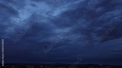 Sunrise sky, a wonderful sunrise sky in Brazil, 4k. Drone video.