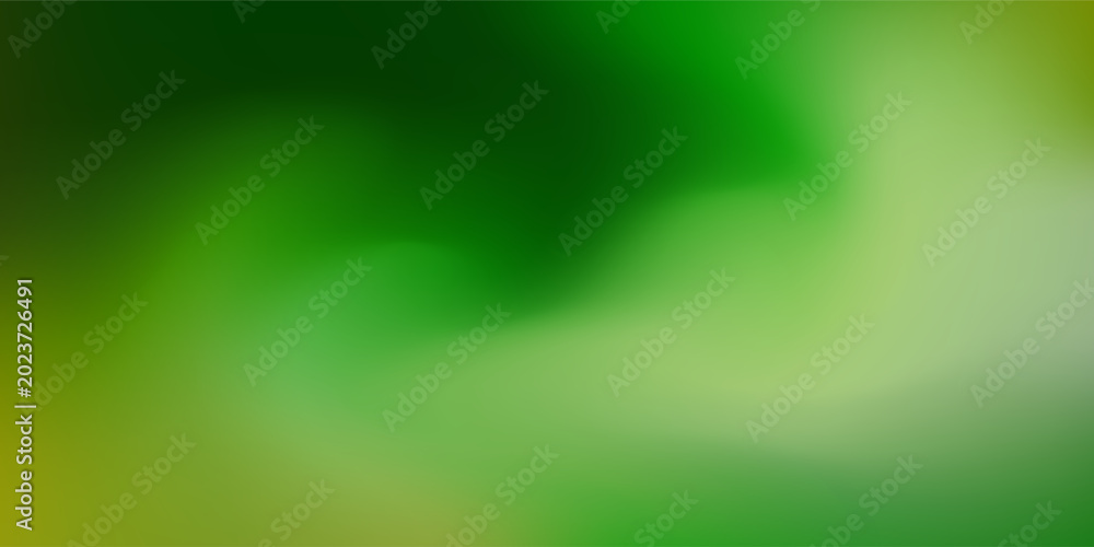 Fototapeta premium Abstract green mesh gradient background with soft blurry texture and vibrant organic color transitions modern desain eps10 benner poster vector illustartion